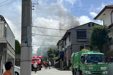 【火事】兵庫県神戸市北区若葉台 北鈴蘭台駅付近で火事！ 「かなり煙出てます」 | まとめまとめ