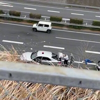 【動画】茨城の北関東道 違反車両取り締まり中の高速隊員はねられる！「どういうこと？報道されてもないし…」