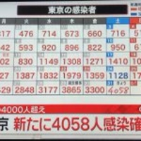 【東京コロナ】東京都 新型コロナウイルス 感染者数は4058人!ついに4000人台へ!「あっという間に 8月の頭には5000人いってしまいそう」 【東京コロナ】東京都 新型コロナウイルス 感染者数は4058人!ついに4000人台へ!「あっという間に 8月の頭には5000人いってしまいそう」