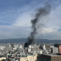 【火災】兵庫県 JR尼崎駅近くで火事！「近所で火事、マルハチより南くらいかな？」