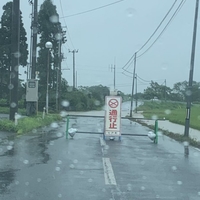 【豪雨】青森県七戸町 倉岡川目地区に警戒レベル５発令！「青鉄の橋梁すれすれですね…」