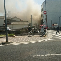 火事 兵庫県姫路市で火事発生 白鷺橋の近くで火災 火事 兵庫県姫路市で火事発生 白鷺橋の近くで火災
