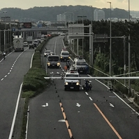 事故 圏央道 幸手ic 久喜白岡jct間の上りでトラック大破の事故発生 圏央道事故エグいww 完全に通行止め ひよこちゃんねる