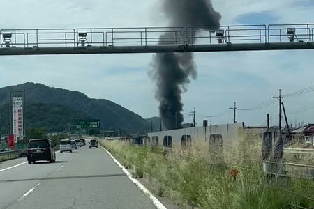 【火事】兵庫県姫路市豊富町御蔭付近で火事！ 「香寺あたりで火事」